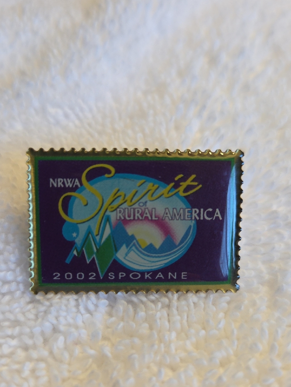 Spirit of Rural America 2002 Spokane Collectible Pin - Purple